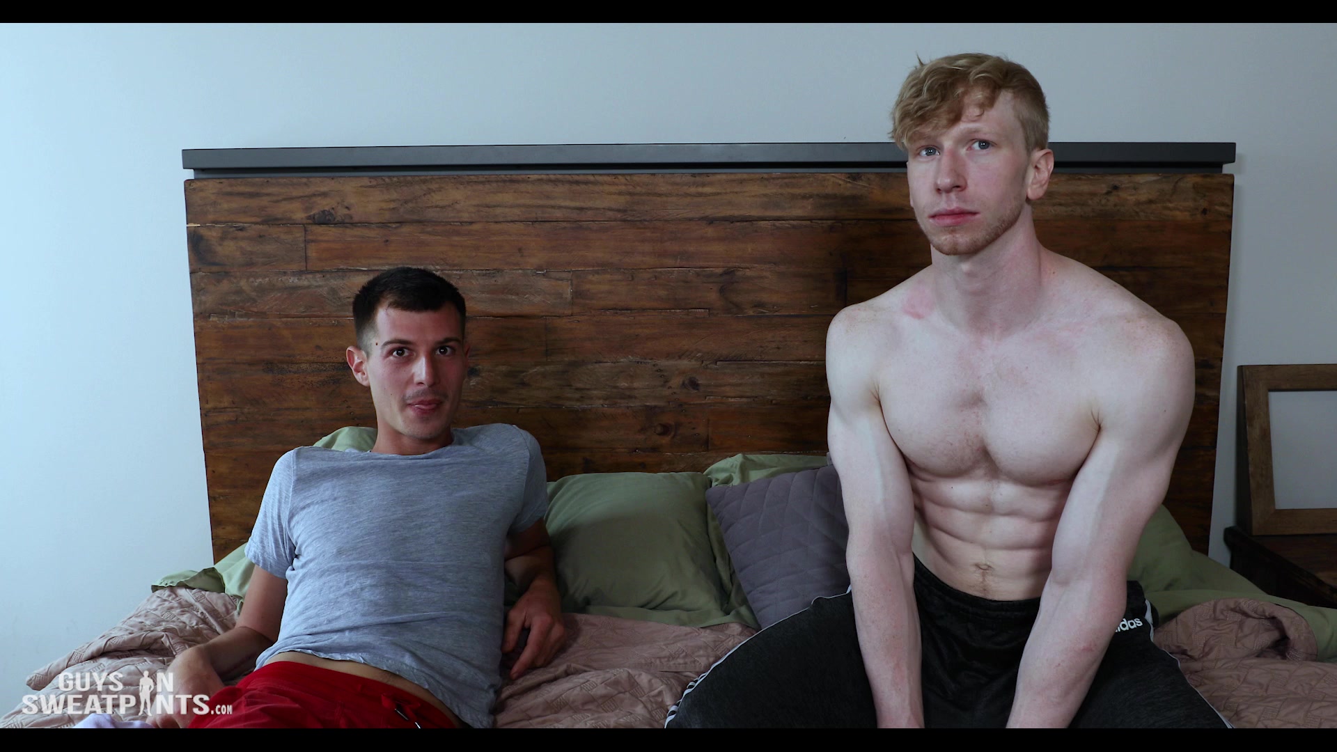 Guys In Sweat Pants Stretching Jesse's Hole