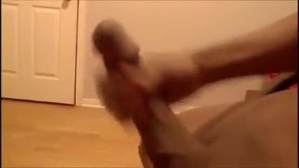 BBC massage cum solo handjob.