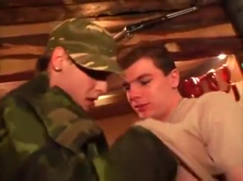 Military guys at bar have orgy