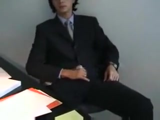 sucked off in office