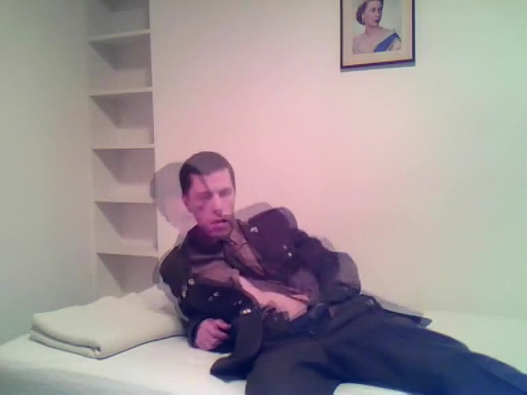 Military man homemade masturbation video