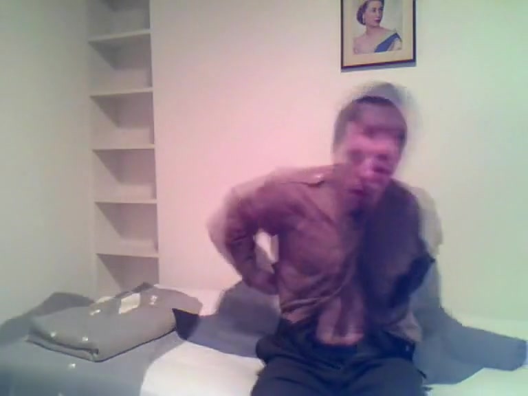 Military man homemade masturbation video