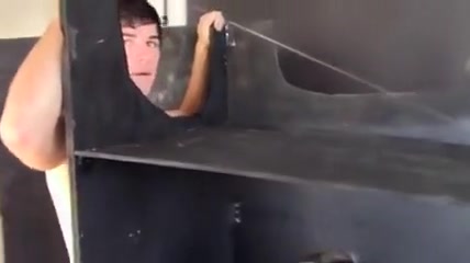 Glory hole suck and fuck