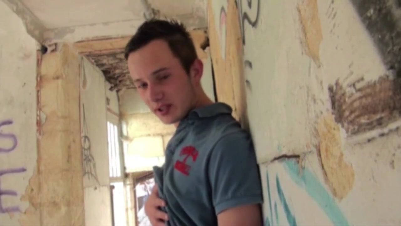 Twink sucked by his best friend in abandoned place exhib - CrunchBoy
