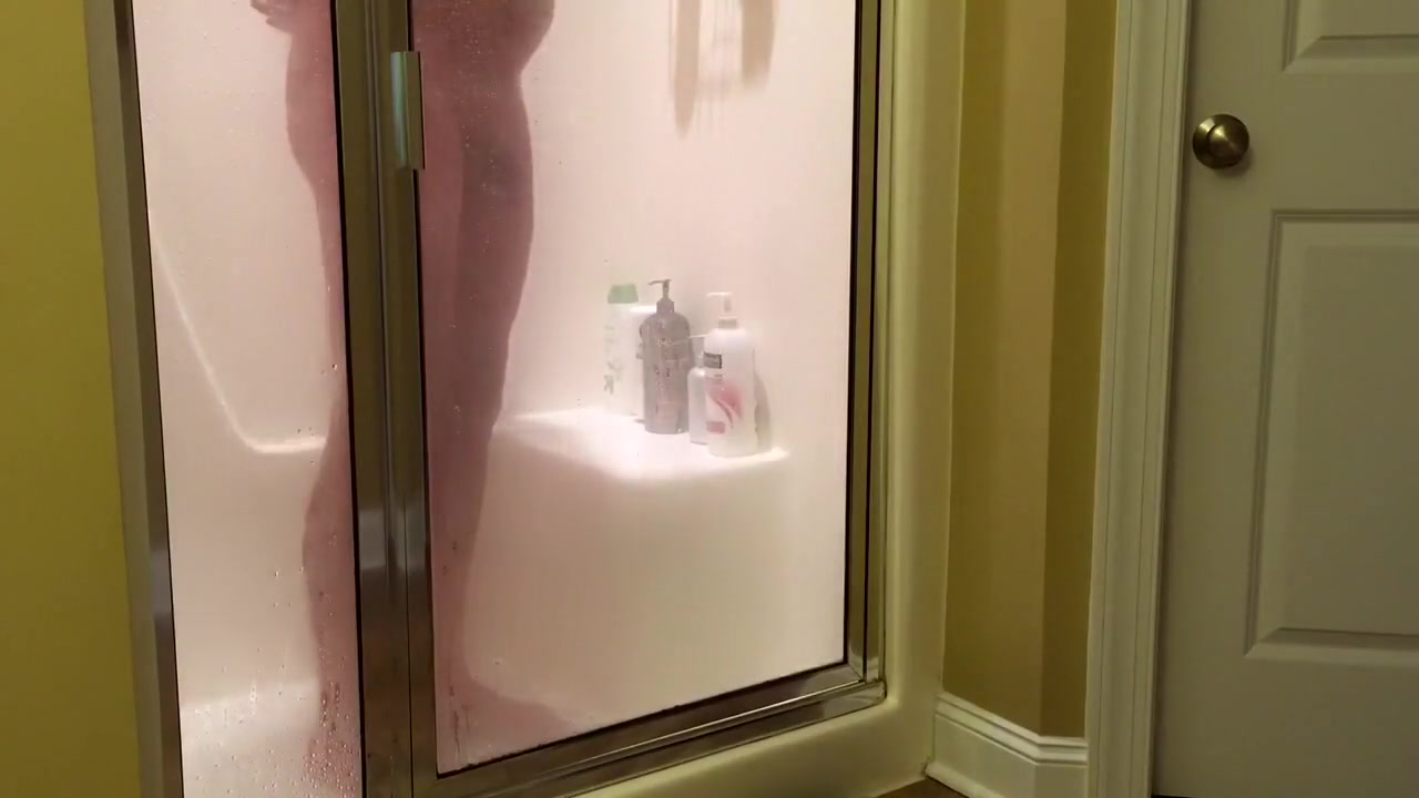 Quick shower and leg shaving.