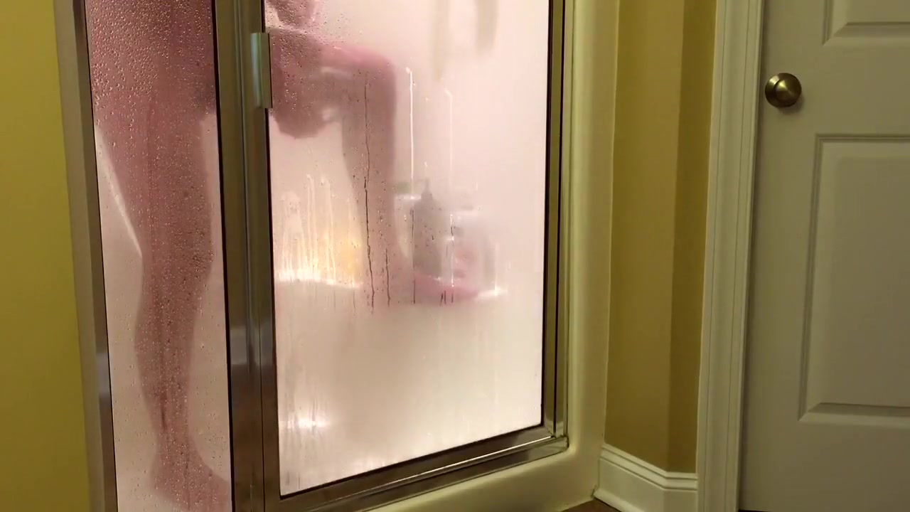 Quick shower and leg shaving.