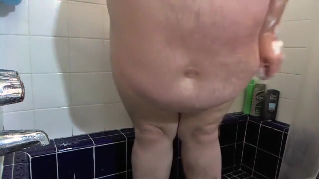 Fat guy in the shower #8