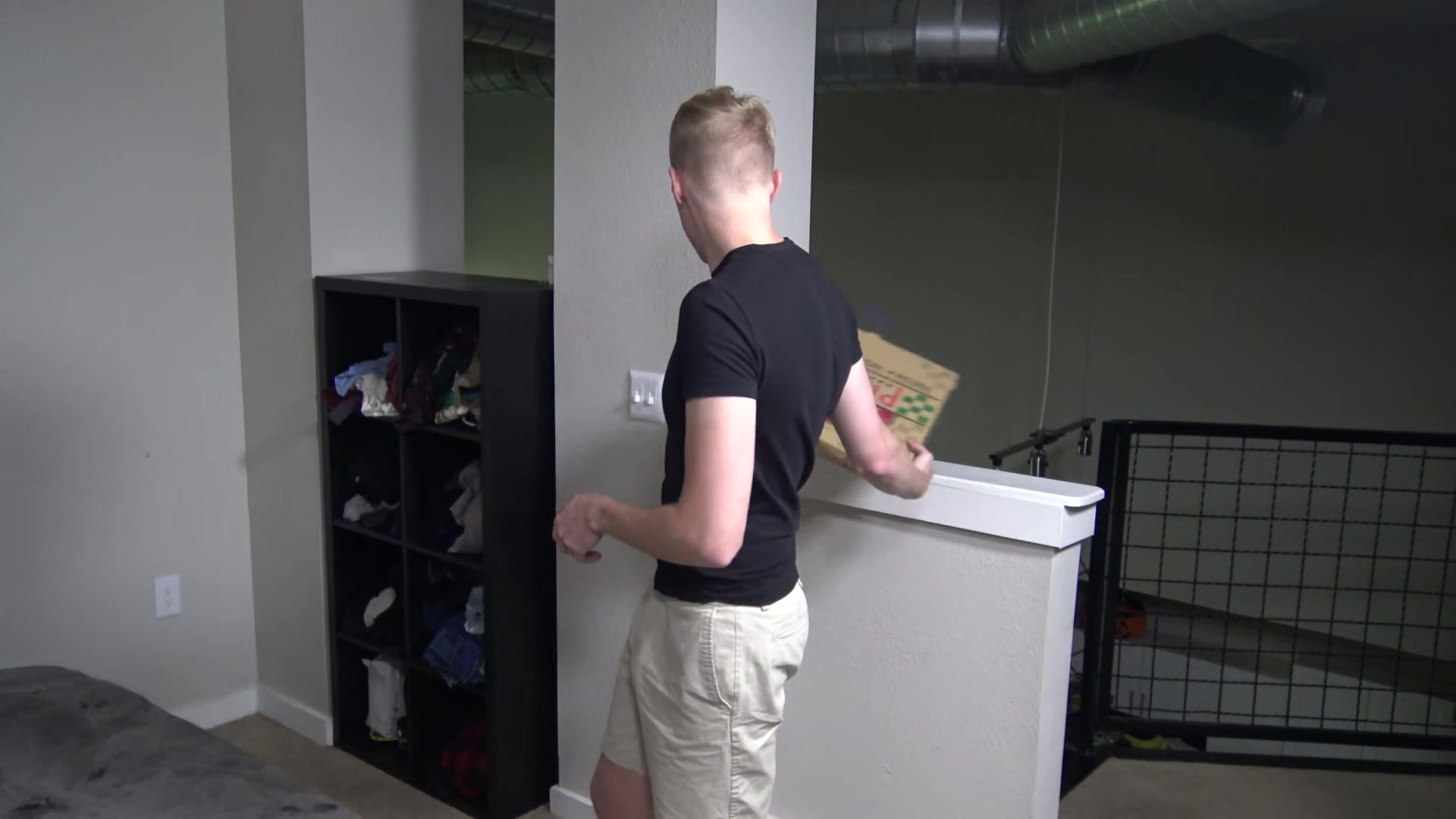 Blond Twink Top Barebacks Bald Bottom