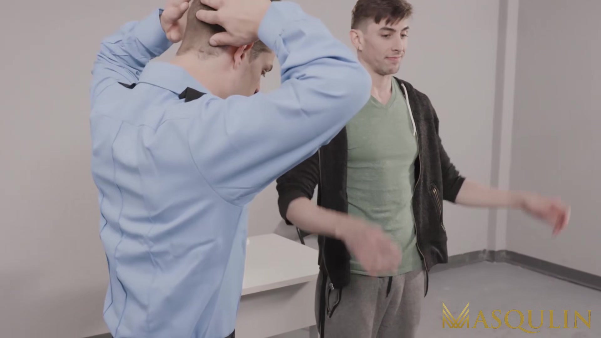 MASQULIN Policeman Michael Del Ray Barebacks Gay Jack Hunter