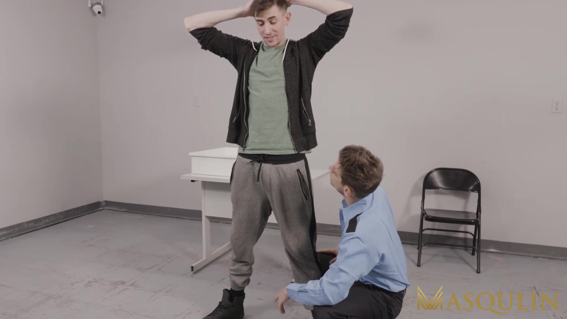 MASQULIN Policeman Michael Del Ray Barebacks Gay Jack Hunter