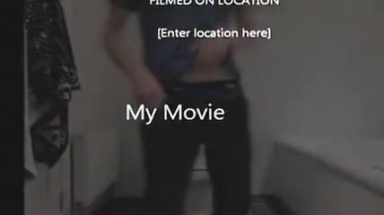 Sexy guy plays naughtily in a shower