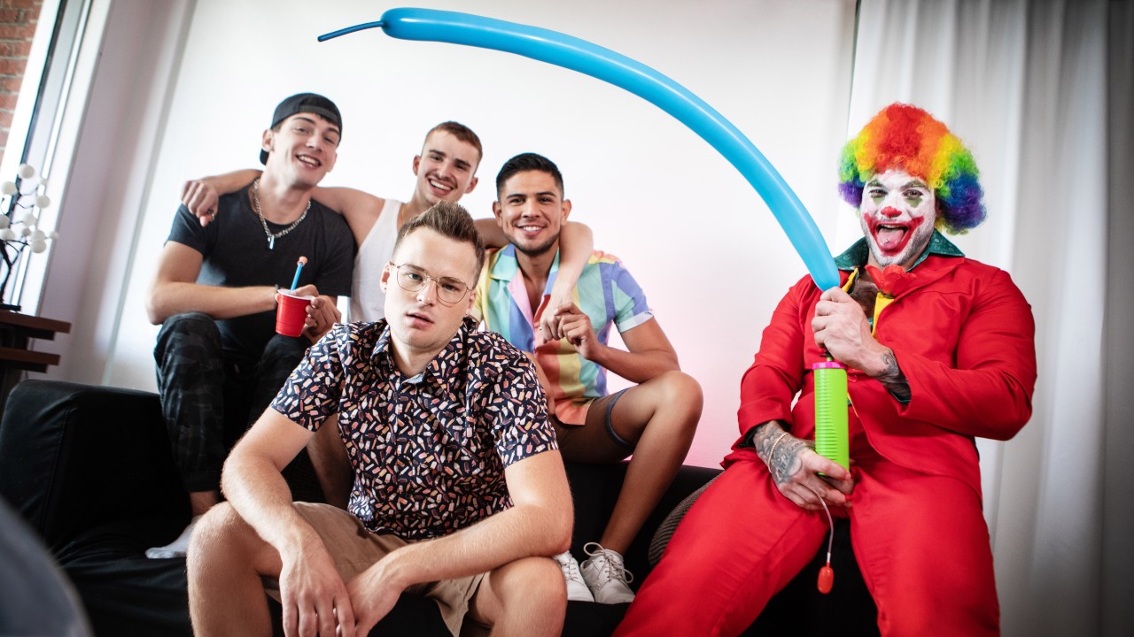 William Seed & Brent North in The Stripper Clown - MenNetwork