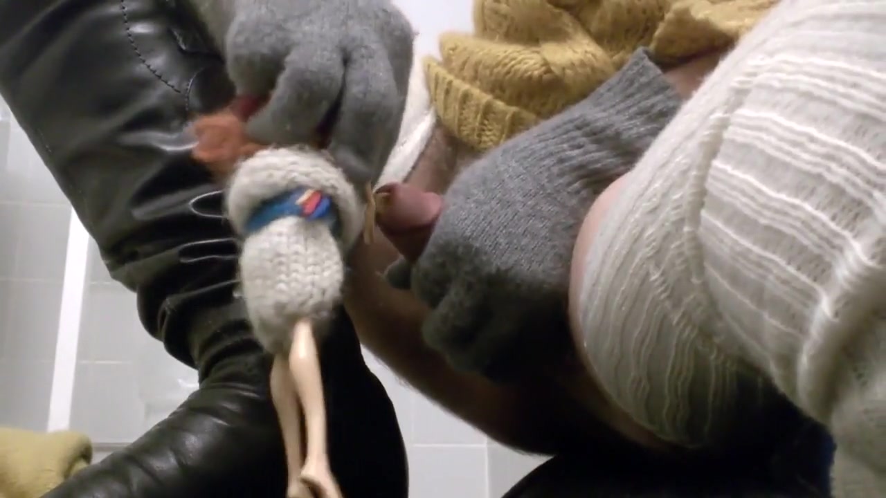 Foot and double fisting doll