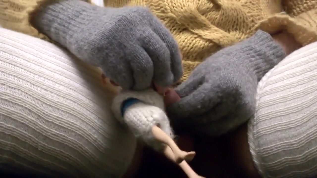 Foot and double fisting doll