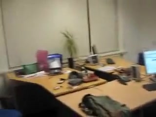 Exhibitionist at the office.