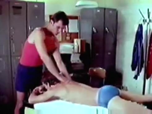 Retro gay massage fuck