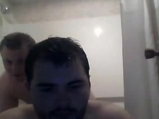 chubby and his friend ,shower suck rime kiss
