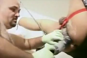 Fisting huge dildo chubs