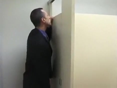 at the office