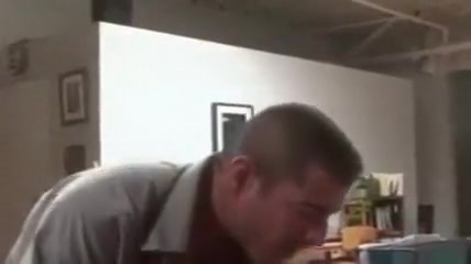 Gray Office Dude Gets Fucked
