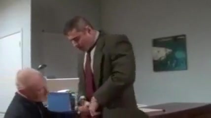 Gray Office Dude Gets Fucked