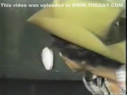 Vintage cowboy gloryhole sex
