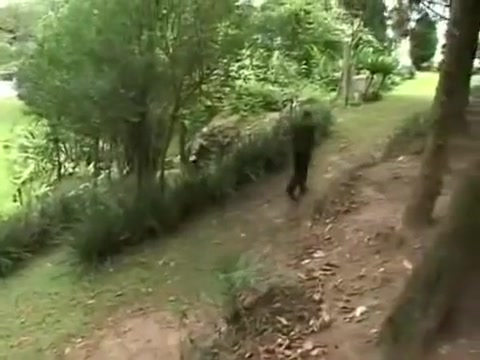 Army guys fuck in woods