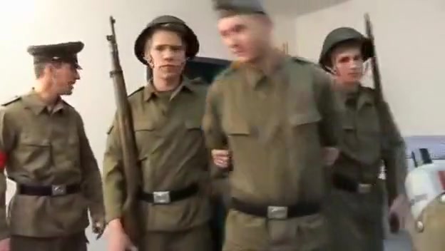 Army twinks have an orgy