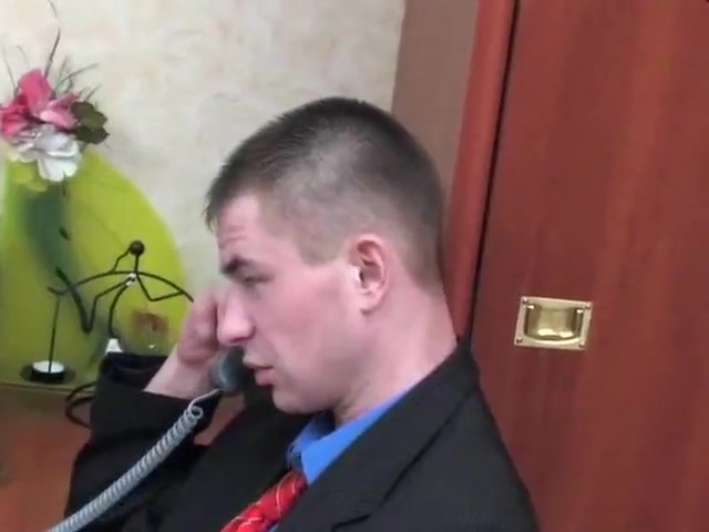 Gay office anal sex scene