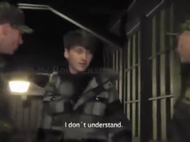 Military men fuck a twink