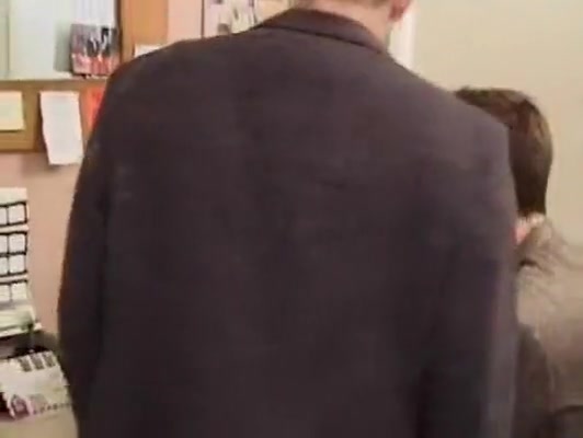 Gay anal in home office