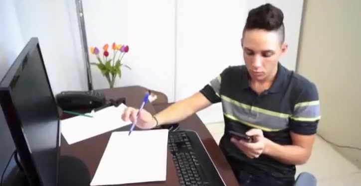 Lustful Gay Latinos Fuck in the Office