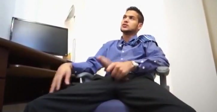 Lustful Gay Latinos Fuck in the Office