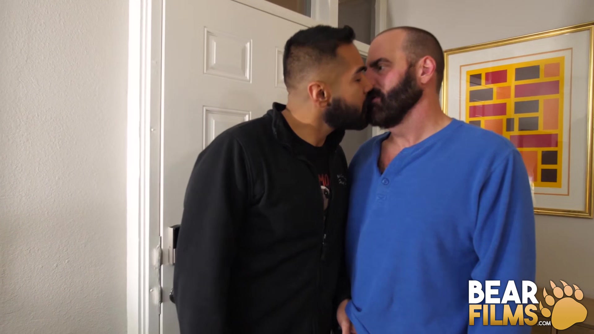 BEARFILMS Hairy Bears Steve Sommers And Avi Strider Bareback