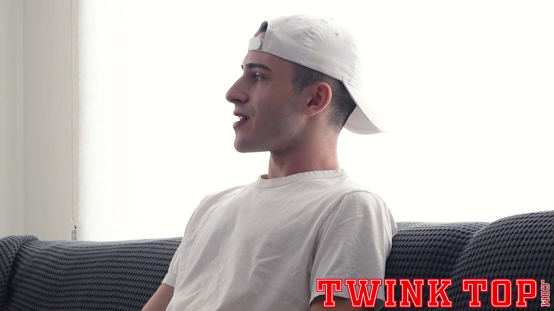 Tiny Twink Oliver James Barebacks Coach
