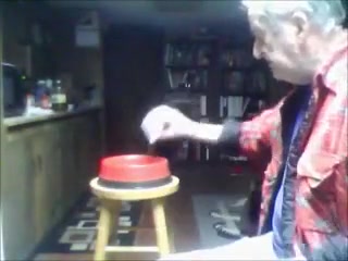 Princess Karpani has kinky boy eat from doggie dish & do ATM