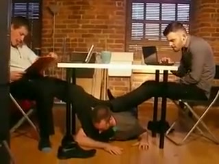RELAXING FEET WHILE WORKING IN THE OFFICE