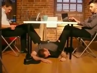 RELAXING FEET WHILE WORKING IN THE OFFICE