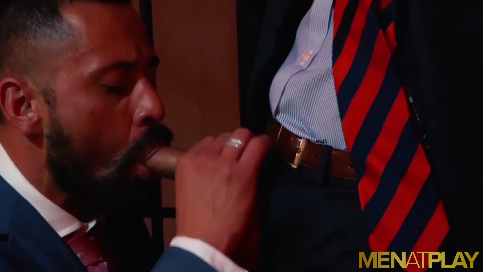MENATPLAY Deviant Suited Man Cristian Sam Breeds Robbie Rojo