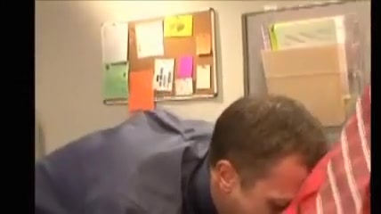 Office Guy in Black OTC Socks Fucked by Supervisor