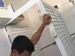 Brazilians get it on in the shower room