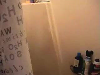 Hubby busted with dildo in shower