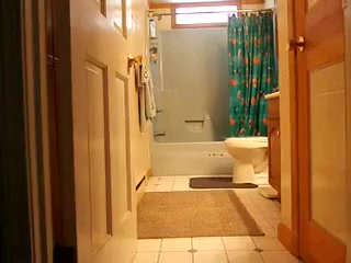 Taking a shower