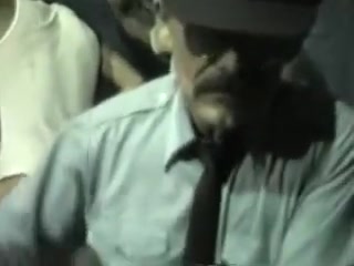 Older Officer is spanking workers