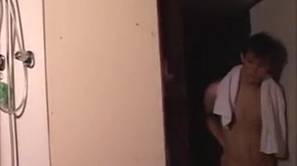 Sexy guys get an oral and anal pleasure after the shower