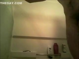 Jacking off in a shower