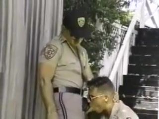 Sucking a Police Officer