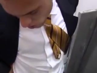 Office gay studs have a break