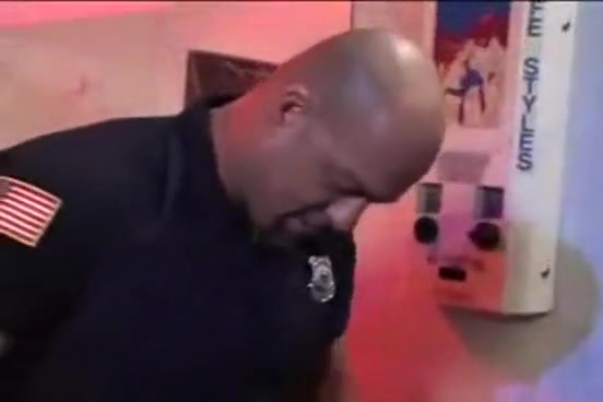 Police officer bathroom fuck