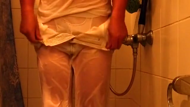 Quick shower stroke white garments